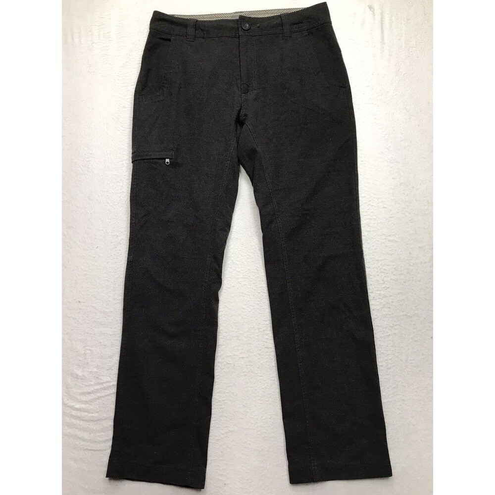ROYAL ROBBINS Townsend Pants Men 32x32 Black Stretch Hiking Outdoor Casual